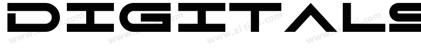 DigitalSansRDA Bold字体转换